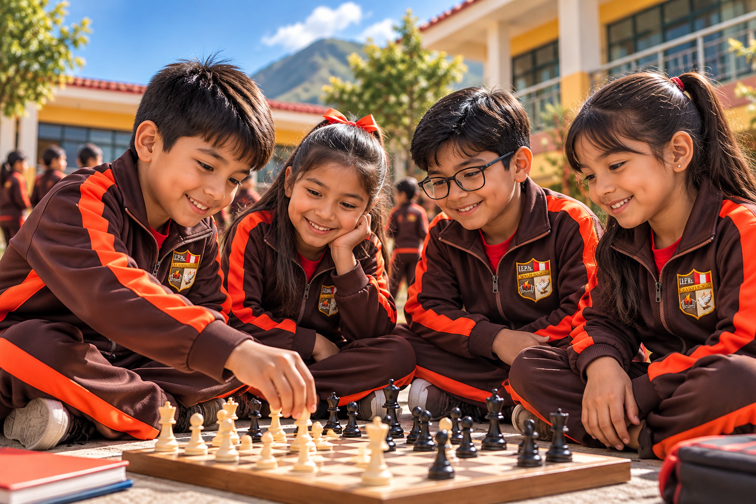 Estudiantes del Colegio Kawsay Ñan